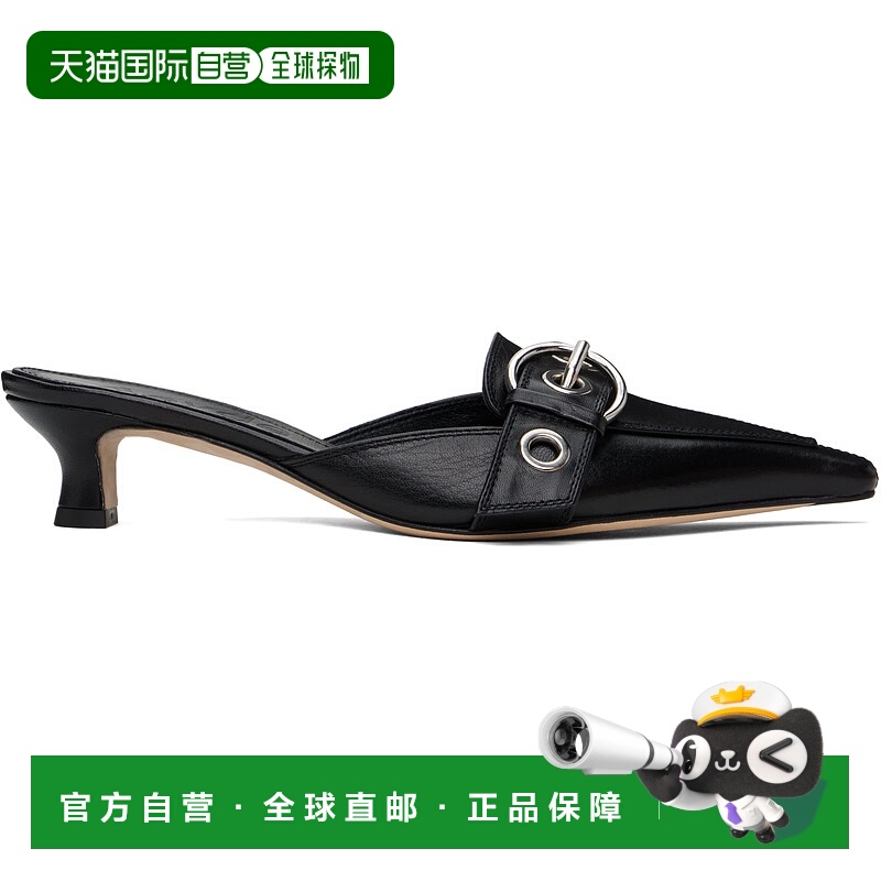 1h可退 潮奢 aeyde 女士 黑色 Daniella Nappa Leather 中跟鞋 A1