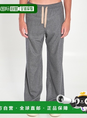 CELINE 男士休闲裤 RP07S561F08GI AW2025 灰色 抽绳长裤