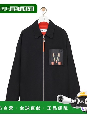 LOEWE 男士外套 H526Y02WDG1109 SS2026 黑色 LOEWE x Louis Wain