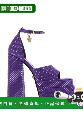 VERSACE 女士凉鞋 10077171A025991LD2V SS2023 蓝色高跟