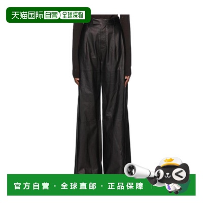 AMIRI 女士休闲裤 PS22WLP003001 SS2022 黑色阔腿裤