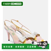 潮奢 moire valentino 女士 1h可退 华伦天奴 Bowow 皮质露跟