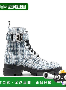 GIVENCHY 女士高跟鞋 BE603PE1FK457 AW2023蓝色厚底鞋