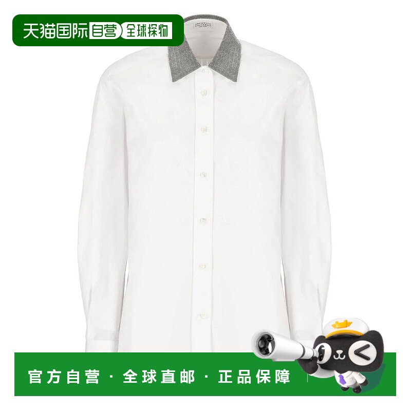 1h可退 BRUNELLO CUCINELLI 女士衬衫 MH772NL906C6159 AW2024