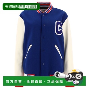 SS2024 2W804896C07CO 蓝色 letterman CELINE patch 女士夹克