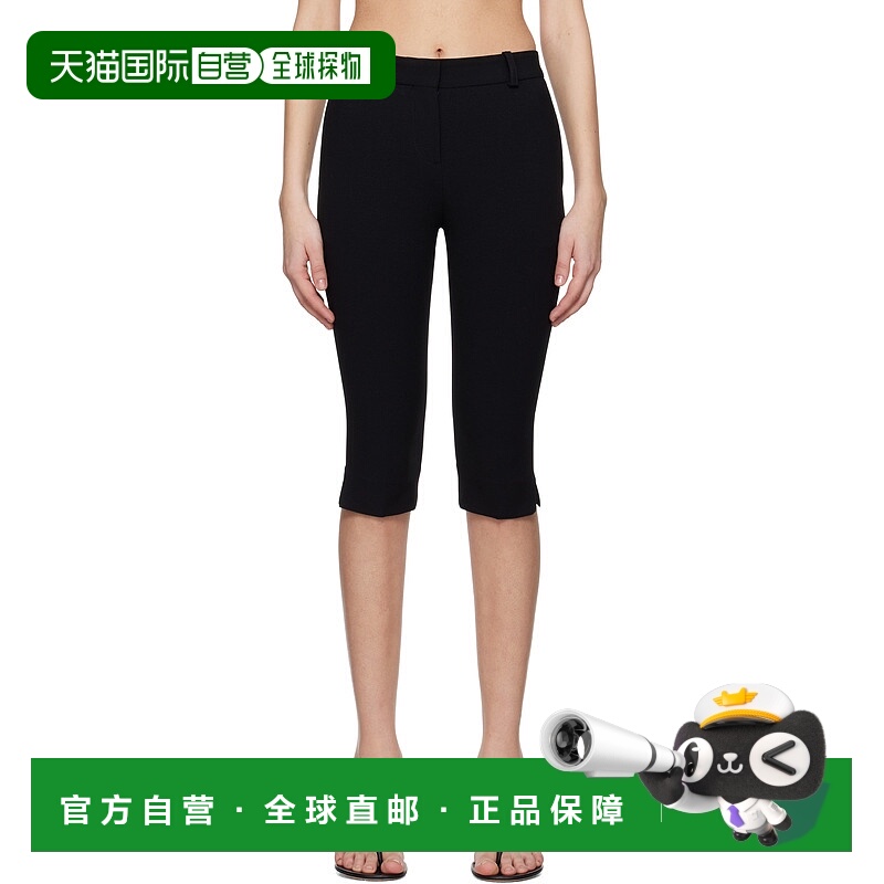 1h可退 潮奢 TOTÊME 女士 黑色 Capri 长裤 252WRB0251FB0380