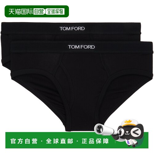 Tom Ford 汤姆 福特 男士 两件装黑色三角内裤 T4XC11040BLA