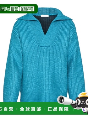 VALENTINO 男士针织毛衣 5V0KC31FAH6575 AW2024 蓝色