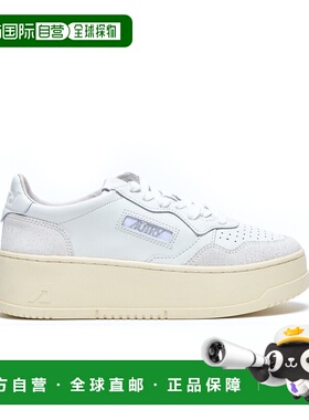 AUTRY 女士运动鞋 PTLWPK01 SS2026 白色 White Platform Sneaker