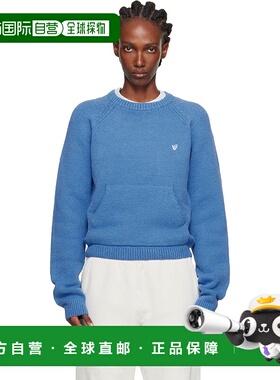 1h可退 潮奢 Acne Studios 艾克妮 女士 蓝色圆领针织衫 B60382