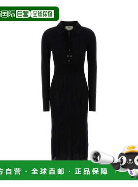FENDI 女士连衣裙 FZDD85AUZTF0GME AW2025 黑色 羊毛连衣裙