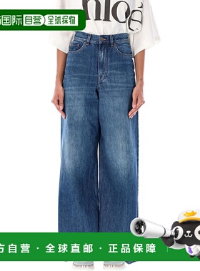 CHLOÉ 女士牛仔裤 25ACHC24ADP02150402 AW2025 蓝色