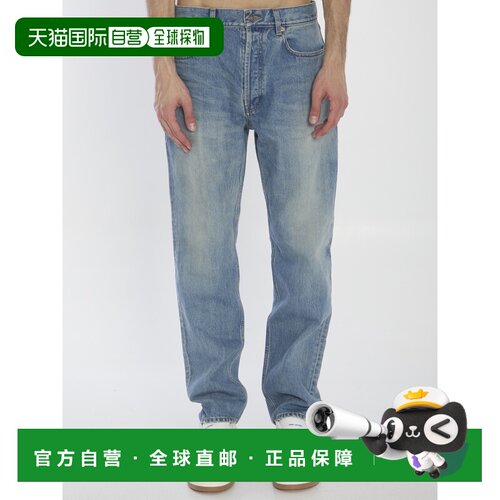 1h可退 SAINT LAURENT 男士牛仔裤 816412Y35AS4415 AW2025直筒裤