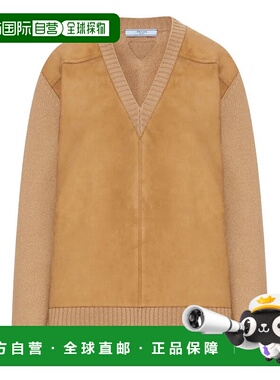 PRADA 女士衬衫 P24T2BSOOO173P059 AW2025 浅棕色 Prada Suede-P
