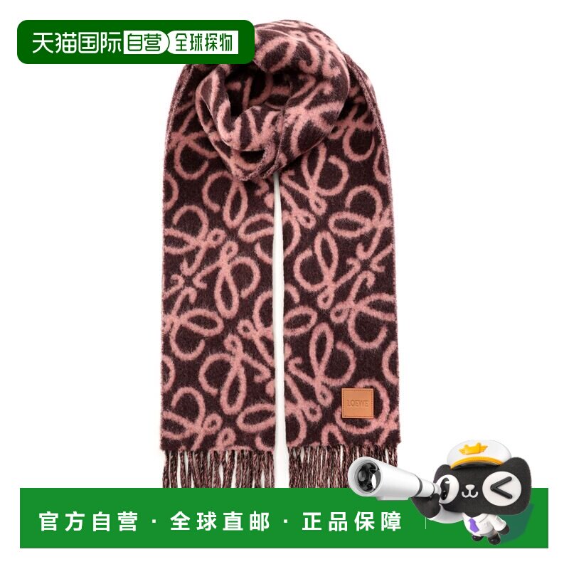 LOEWE 女士围巾 FSF4SS1W020038 CO 红色 Anagram 围巾罗意威图片