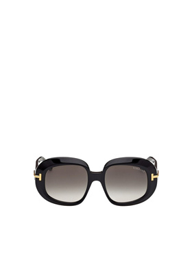 TOM FORD 男士眼镜 FT123701B SS2026 黑色 几何框太阳镜
