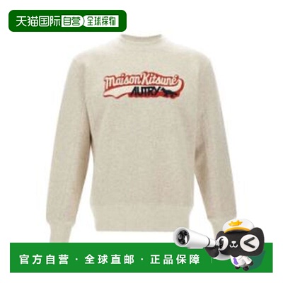 AUTRY 男士卫衣 SWPXMK1MMEL AW2025 米白色 SWEATSHIRT KITSUNE