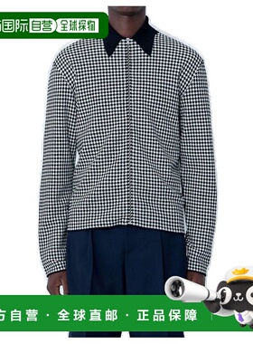 潮奢 Jil Sander 吉尔 桑达 男士 千鸟格拉链衬衫 J22DL0351J1545