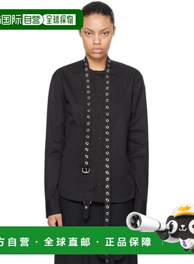 1h可退 潮奢 off-white 女士 黑色 Cross Belt 衬衫 OWGE019F23FA