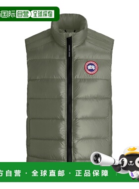 CANADA GOOSE 男士夹克 2229M852 AW2024 黑色 Crofton 羽绒背心