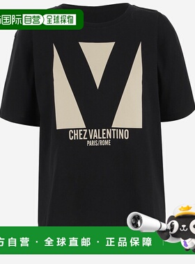 VALENTINO 女士T恤 6B3MG24H95W0NO SS2025 黑色