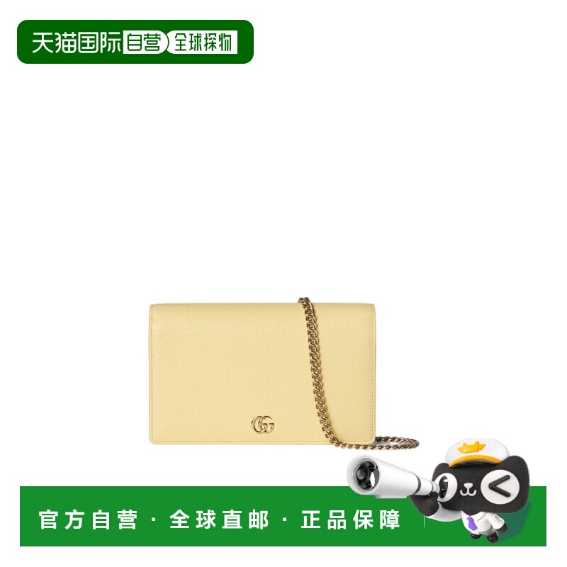 GUCCI 女士钱包 497985AAFXL7543 SS2026 花色 GG Marmont 链条钱