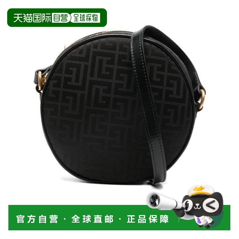 1h可退 BALMAIN 女童包袋 BX0A88B0092930 AW2025 黑色 圆形单肩