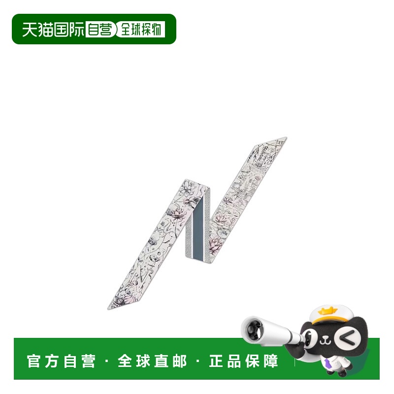 1h可退 DIOR 女士围巾 35ABC106N600C808 AW2023 白色 徽标图案丝