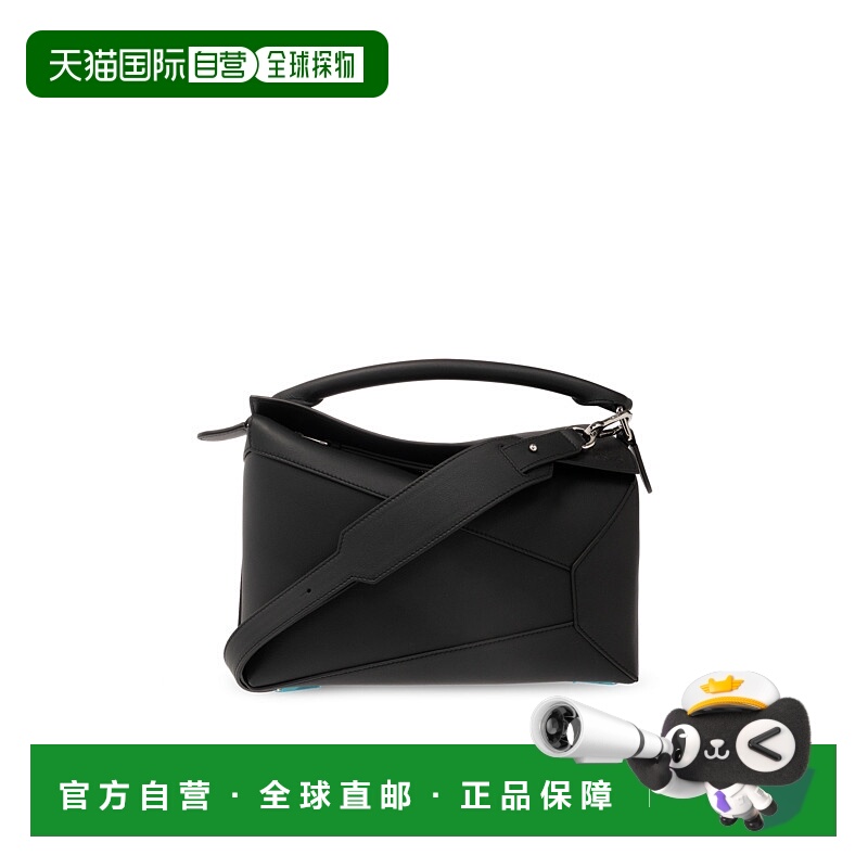 1h可退 LOEWE 女士斜挎包 A510P49X140BLACK CO 黑色 ‘Puzzle’