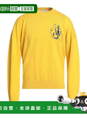 1h可退 潮奢 J.W. Anderson 男士 毛衣 yellow黄色 舒适时尚