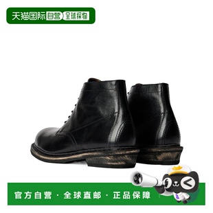 OUR LEGACY 男士靴子 A4247CDB AW2024 黑色 系带短筒靴男靴