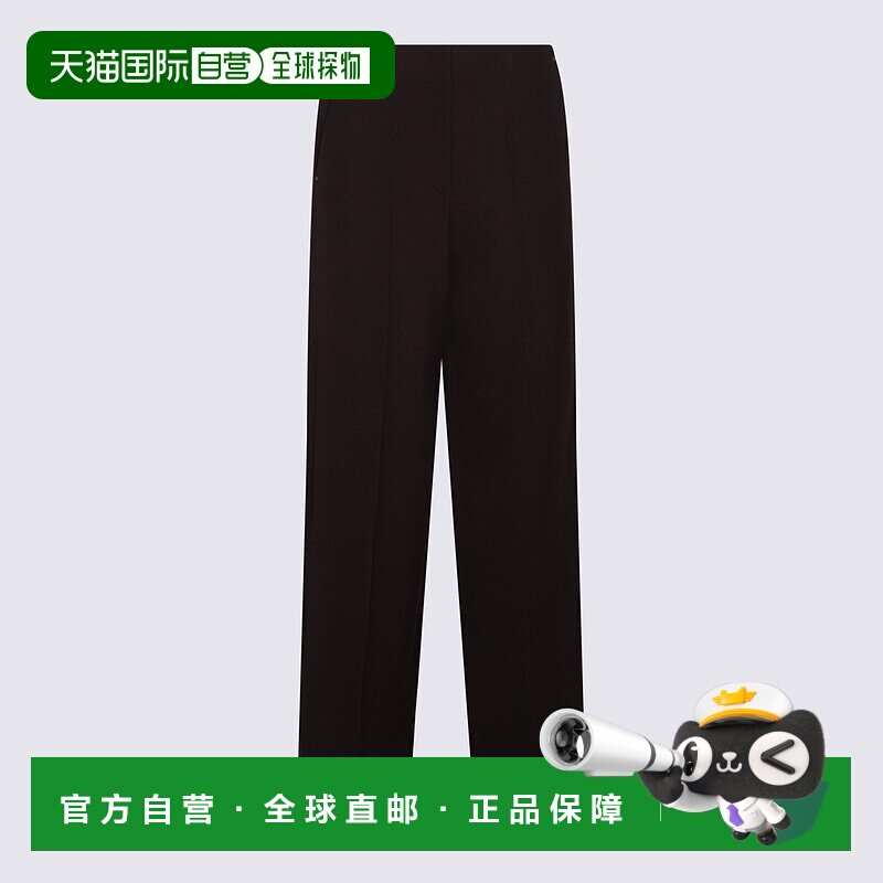 FENDI 女士休闲裤 FR6580AJYFF0AU3 AW2024 紫色 折痕细直筒裤
