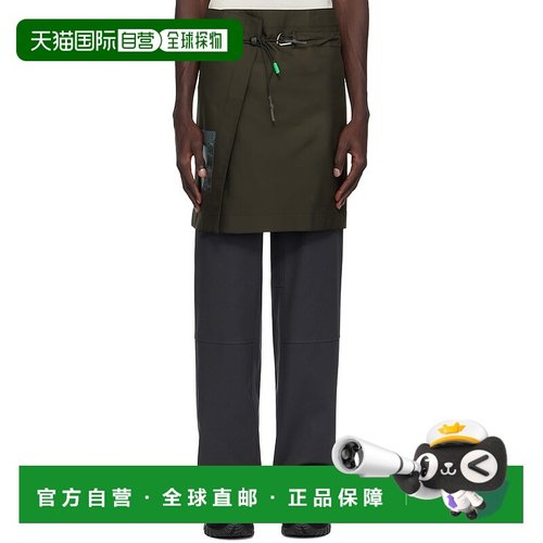 1h可退 潮奢 GR10K 男士 独家发售灰色贴饰半身裙 AG313X58AAITTT