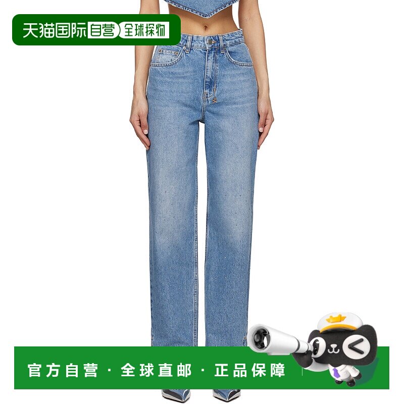 1h可退 潮奢 Ksubi 女士 蓝色 Playback Krystal Komet 牛仔裤 WS