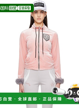 1h可退 潮奢 Praying 女士 粉色 Sports Velour Zip 运动夹克 PRA