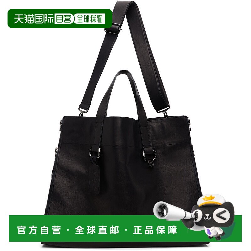 1h可退 潮奢 Yohji Yamamoto 山本耀司 男士 黑色 Zipper LL 托特