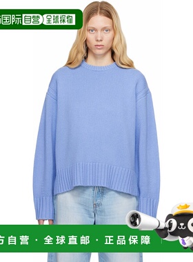 1h可退 潮奢 Guest in Residence 女士 蓝色 Cozy Crew 毛衣 W109