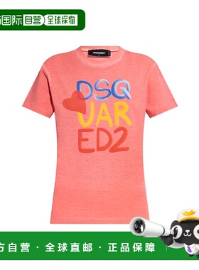 DSQUARED2 女士T恤 S73GC0291S24379303 CO 粉红色女装