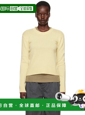 1h可退 潮奢 LISA YANG 女士 黄色 Mable 毛衣 2022117长袖羊绒