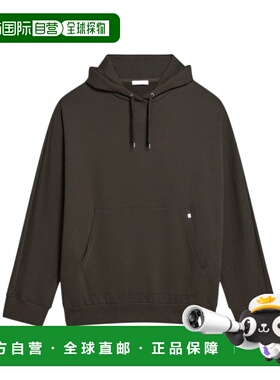 HELMUT LANG 男士卫衣 O09HM502FFW SS2025 绿色 长袖连帽卫衣