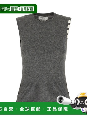 1h可退 潮奢 Thom Browne 汤姆 布朗 女士 针织无袖背心 FKV001A0
