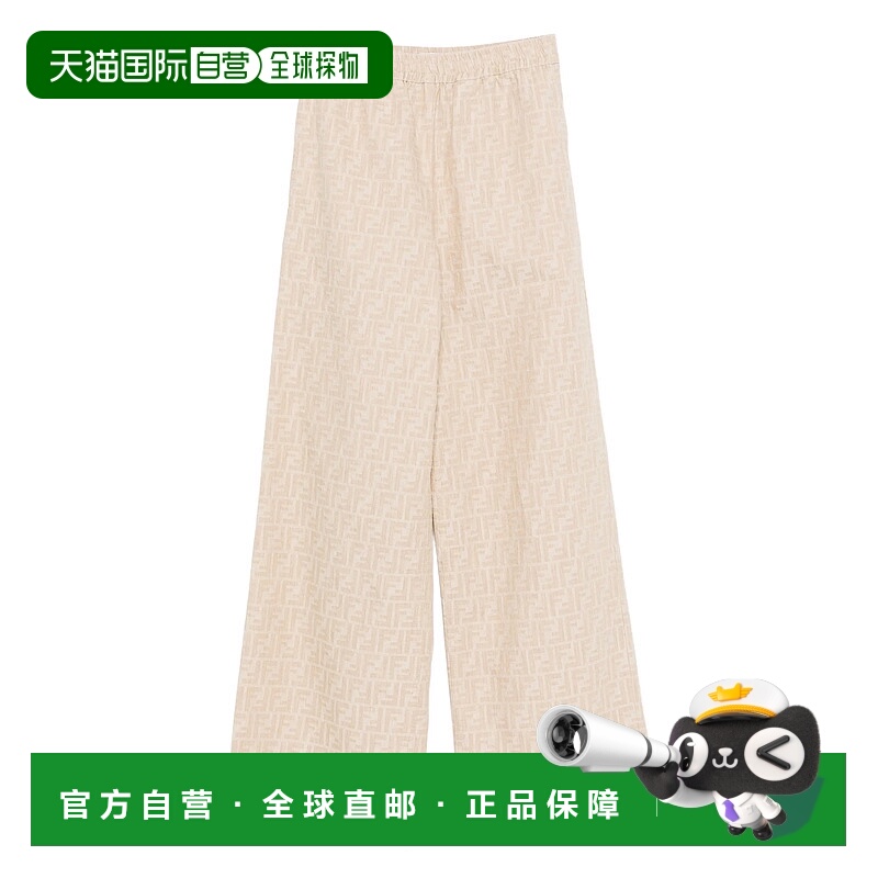 FENDI 女士休闲裤 FLP869ASMFF1SAZ AW2025 花色 FF chambray tro