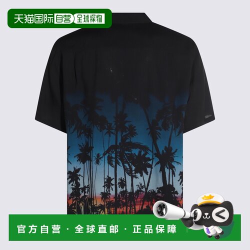 CELINE 男士衬衫 2C946D04014MC SS2025 Hawaii 短袖红色shirt