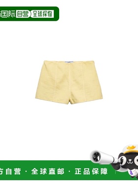 PRADA 女士休闲裤 P280ISOOO16L5F0010GIALLO SS2025短裤