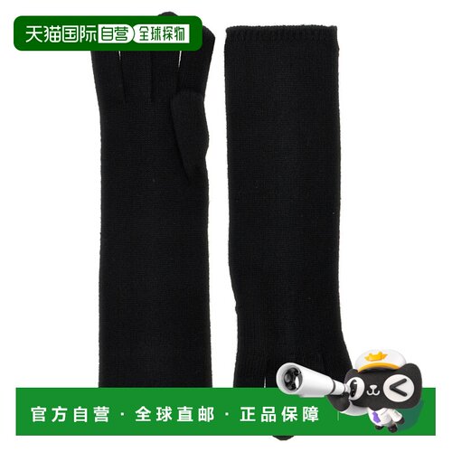MAX MARA 女士手套 ALAGGIO012 AW2024 黑色 'Alaggio' gloves