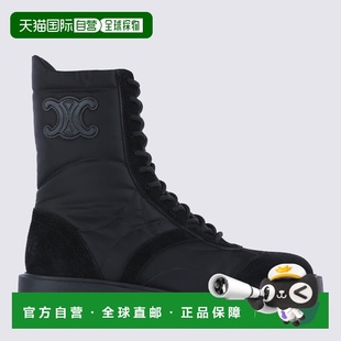 黑色 CELINE AW2025 365115243C38NO 圆头短筒靴 女士靴子