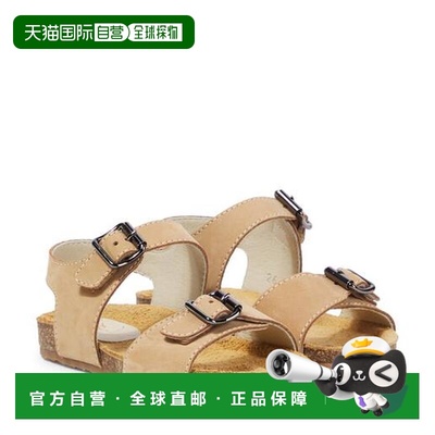 1h可退 潮奢 il gufo 男童 牛巴革凉鞋童鞋 beige米色 舒适时尚