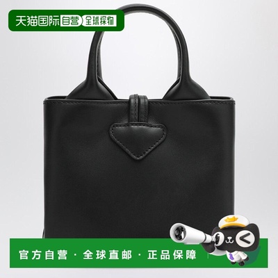 LONGCHAMP 女士手拿包 10278HGC001 AW2025 黑色 Le Roseau XS 手