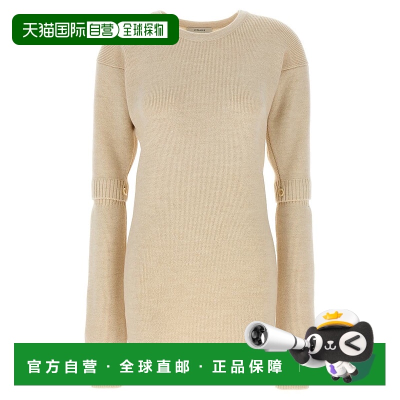 1h可退 LEMAIRE 女士连衣裙 DR1088LK1028WH048 AW2024 白色