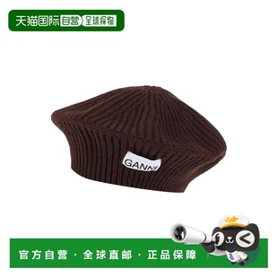 1h可退 潮奢 GANNI 甘尼 女士 帽子 brown棕色 舒适时尚